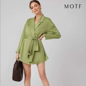Green Blazer Dress
